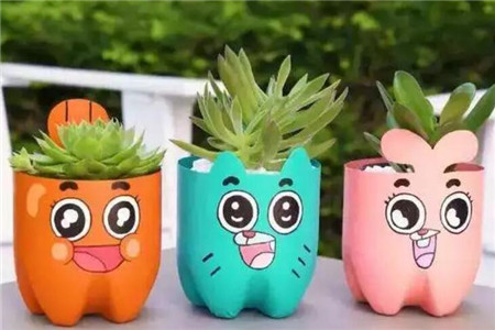 塑料瓶做花盆
